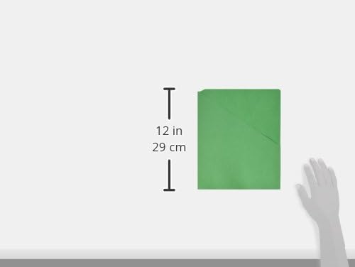 Pendaflex 32925 Essentials Slash Pocket Project Folders, 3 Holes, Letter, Green (Pack of 25) - Image 3