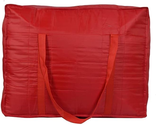 ANKIT INTERNATIONAL Multi-Purpose Storage Bag Light Weighted/Moisture Proof Parachute Jumbo Storage Bag for Clothes & Bedding Storage(RED, 73x54x30 Cm) - Image 3