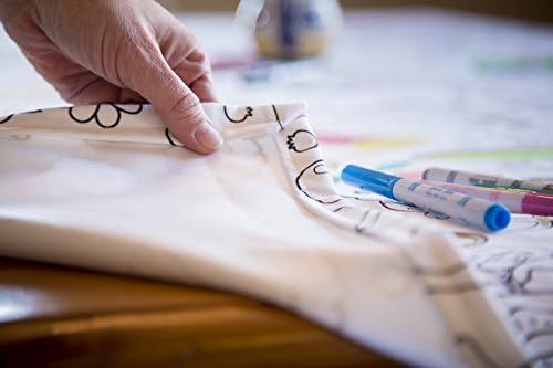 Birthday/Celebration Design – Rectangle Tablecloth 60”X84” - Interactive Coloring Tablecloth for Kids – Poly/Cotton Fabric - Washable and Reusable – DIY Activity for Children & Adults - Image 4