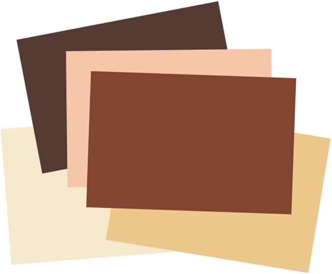Tru-Ray Shades of Me Construction Paper, 5 Assorted Skin Tone Colors, 12" x 18", 50 Sheets/Pack, Case of 25 Packs,1250 Sheets Total - Image 4