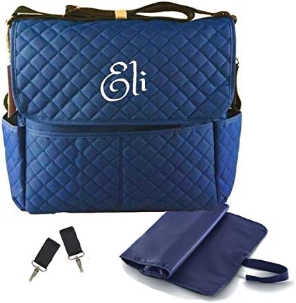 PERSONALIZED Large Diaper Bag Messenger Bag Baby Shoulder Bag Monogram Custom Diaper bag by DreamEmbroidery