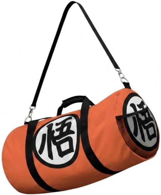 Anime Gym Bag for Women Men - Large Capacity Waterproof Workout Fitness Travel Sports Bags Fashion Street Camping Expandable Carry On Duffle Bag For Couple (Orange) by CrownLimitedSupply