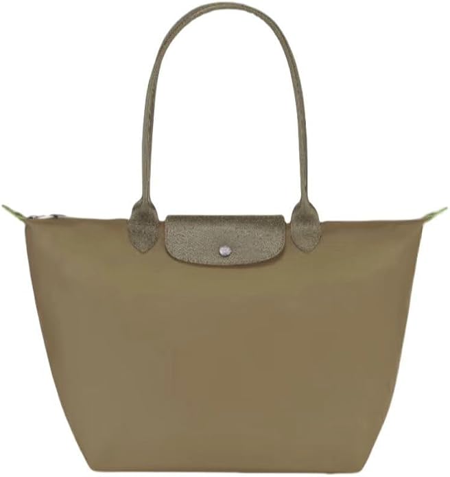 Women's Nylon Tote Bag, Large Capacity Waterproof Shoulder Bags, Spacious Handbag with Metal Zipper & Compartments by Unknown
