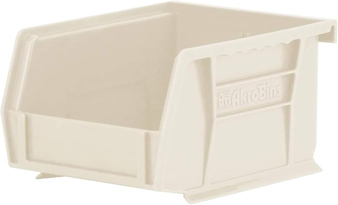 Akro-Mils 30210 AkroBins Plastic Storage Bins, 5"x4"x3", Stone, 24-Pack | Space-Saving Stackable Bins for Garage, Pantry, Craft Organization - Image 11
