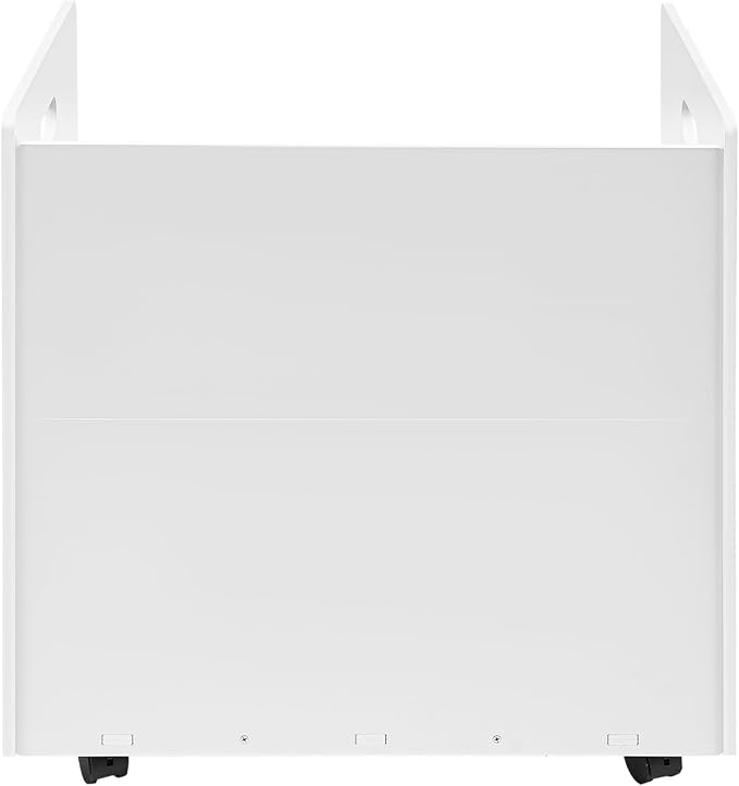 Blue Print Storage Organizer with Wheels, 30 Slots Roll Files Cart, White | Mobile Blueprint Storage Rack Cart, Construction Plan Holder, Map Poster Storage Cabinet for Office Home School - Image 4