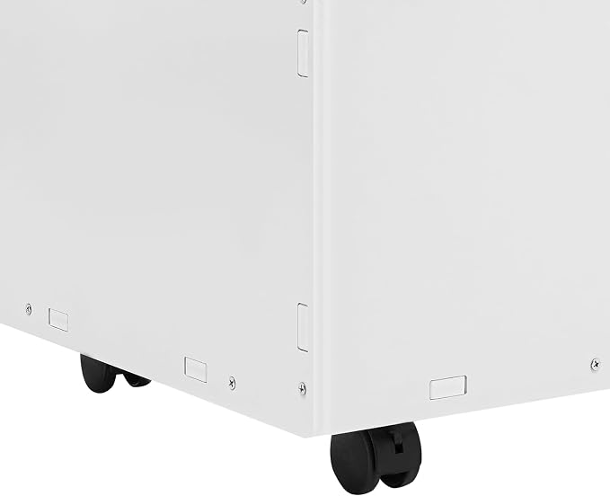 Blue Print Storage Organizer with Wheels, 30 Slots Roll Files Cart, White | Mobile Blueprint Storage Rack Cart, Construction Plan Holder, Map Poster Storage Cabinet for Office Home School - Image 7