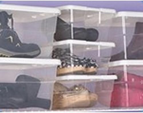 STERILITE Storage Box 13.5" X 8.3" X 4.8", 6 Qt. Clear - Pack of 12 - Image 2