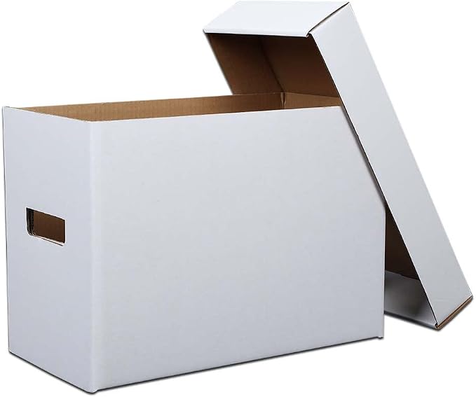 ANDPLAY 3 PCS Comic Book Storage Comic Book Box Holds 150-175 Comics Collapsible and Stackable Comic Short Box Moistureproof Comic Box Stackable Archival Cardboard - Image 7