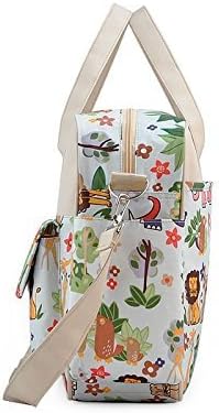 Kamay's Mummy Shoulder Bag Diaper Bag Chic Nappy Changing Bag Tote/Messenger Style Large with Changing Mat, Adjustable Straps - Image 4