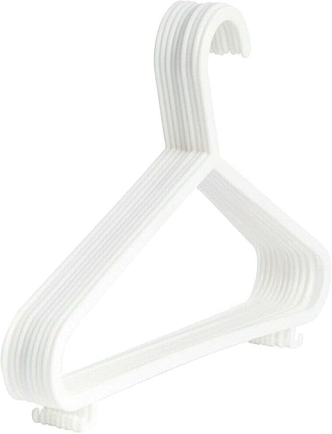 MYJ Plastic Kids Hangers for Clothes (Pack of 40) - Durable and Slim Baby Hangers - Space Saving Children's Hangers for Clothes - Infant Hangers & Kids Coat Hangers - Image 3