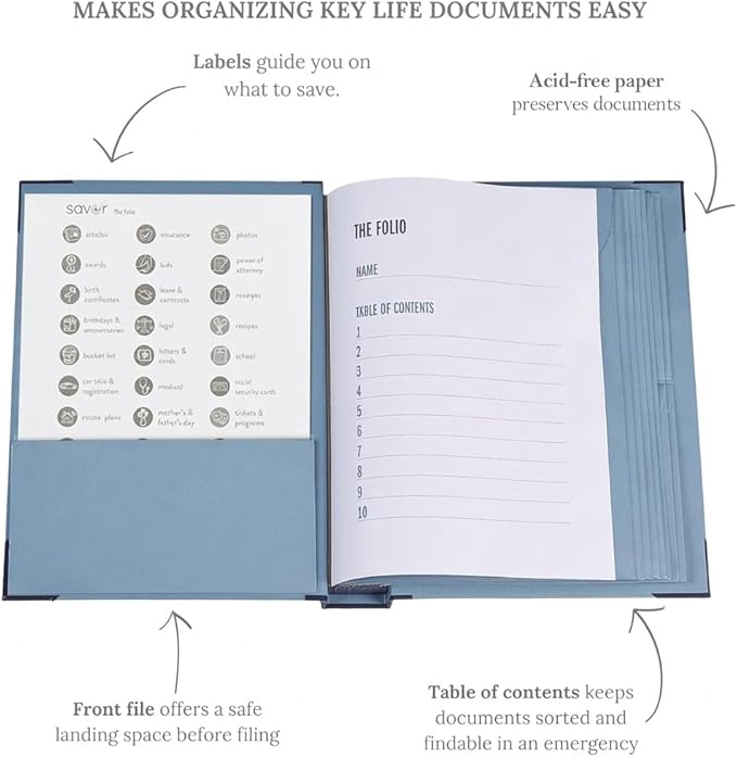 Savor | 2025 Edition in Case Go Missing™ Binder | Viral TikTok Folio for True-Crime Fans to Record Personal Info, Estate Planning & Emergency Preparation - Image 3