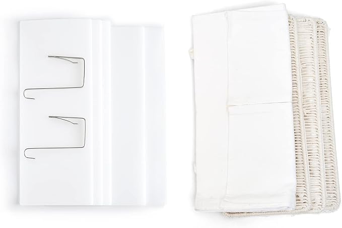 Mkono Macrame Over The Door Organizer and Hanining Laundry Hamper - Image 8