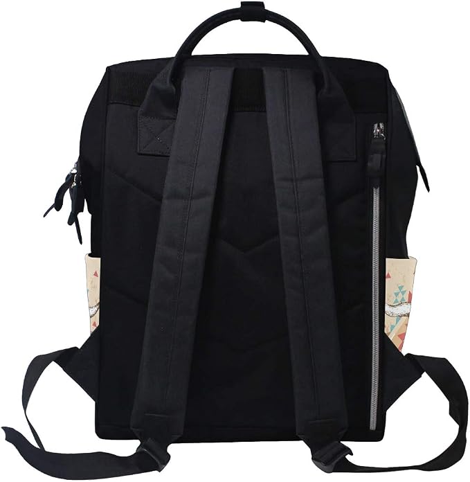 Large Capacity Baby Diaper Bag Cow Skull Durable Multi Function Travel Backpack - Image 6