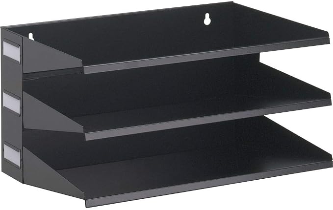 Durable HUNKE & Yoke Home Storage Bar 3 Sections A4/Foolscap Black, Metal by DURABLEOfficeProducts