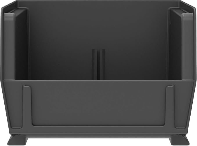 Akro-Mils 30220 AkroBins Plastic Storage Bins, 7"x4"x3", Black, 24-Pack | Space-Saving Stackable Bins for Garage, Pantry, Craft Organization - Image 8
