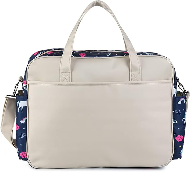 Kamay's Mummy Shoulder Bag Diaper Bag Chic Nappy Changing Bag Tote/Messenger Style Large with Changing Mat, Adjustable Straps - Image 4