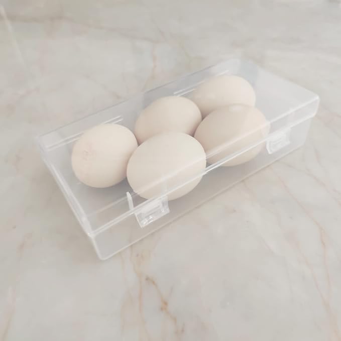 6 Pack Rectangular Clear Plastic Storage Containers | 7.28 x 3.54 x 1.77 inch, Hinged Lid, For Beads and Small Craft Items - Image 7