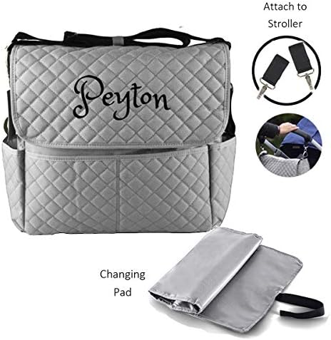 PERSONALIZED Large Diaper Knapsack/Tote Backpack/Messenger Shoulder Bag - Image 5