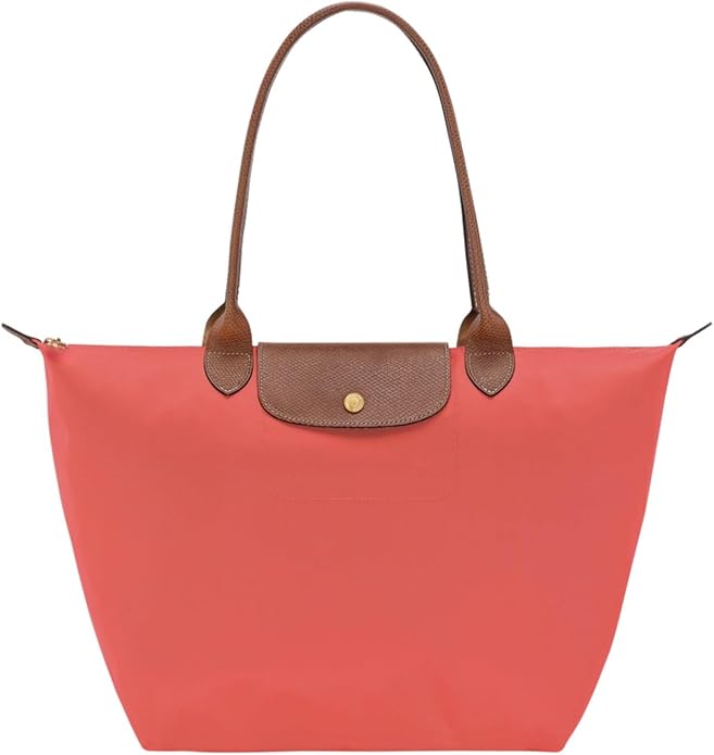 Women's Nylon Tote Bag, Large Capacity Waterproof Shoulder Bags, Spacious Handbag with Metal Zipper & Compartments by Unknown