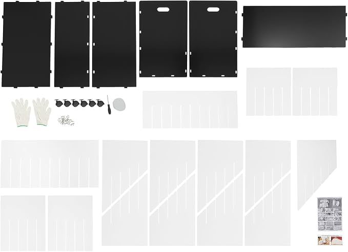 Blue Print Storage Organizer with Wheels, 50 Slots Mobile Blueprint Storage Rack Cart, Construction Plan Holder Roll Files Cart Map Poster Storage Cabinet for Office Home School, Black - Image 9