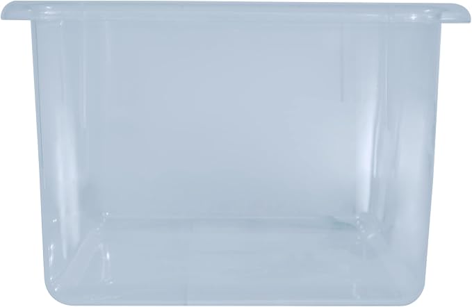 Wood Designs Cubby Storage Bin, Heavy Duty Plastic Containers for Kids Translucent Clear Cubby Tray Set of 30 - Image 4