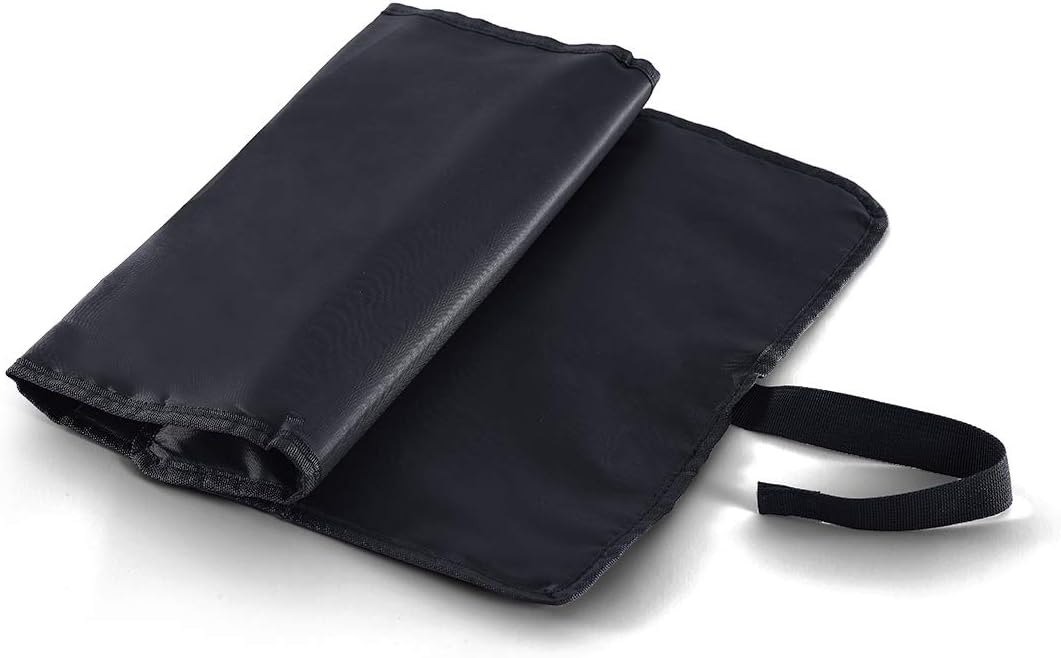 PERSONALIZED Large Diaper Bag Messenger Bag Baby Shoulder Bag Monogram (Black) - Image 5