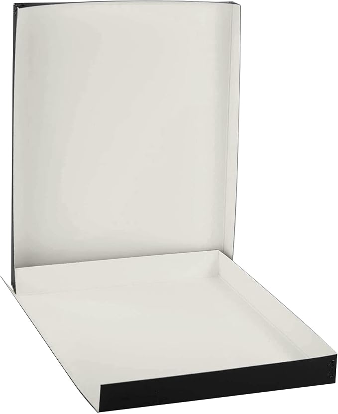Lineco Museum Archival Storage Box, Drop Front, 11.75x15.25x1.5 in, Black | Acid-Free with Metal Edge, Preserves Picture Longevity, Organize Photos, Newspapers, Prints, Documents, Crafts, DIY - Image 7