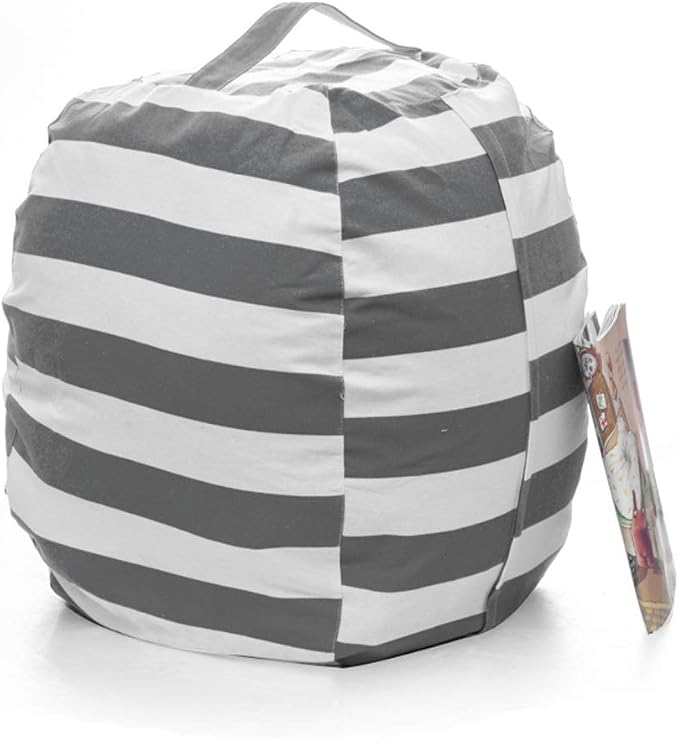 DAOLA Bean Bag Stuffed Animal Storage - Extra Large Size Bean Bag Chair for Kids Organization Animal Toys - Image 3