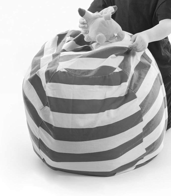 DAOLA Bean Bag Stuffed Animal Storage - Extra Large Size Bean Bag Chair for Kids Organization Animal Toys - Image 8