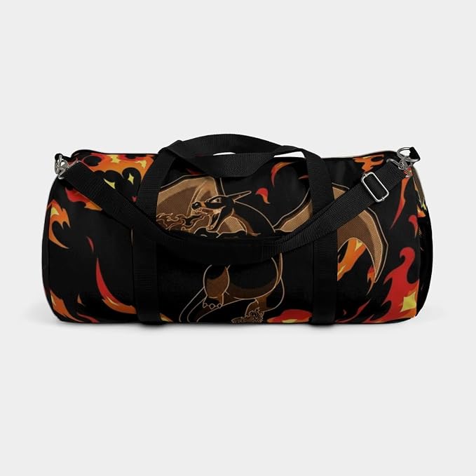 Anime Gym Bag for Women Men - Large Capacity Waterproof Workout Fitness Travel Sports Bags Fashion Street Camping Expandable Carry On Duffle Bag For Couple (CRZRD) PTY - Image 4