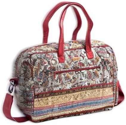 Maison d' Hermine Weekender Bags for Women Cotton Quilted Duffel Overnight Luggage Weekend Bag for Men Gym Gifts Travel | Overnight Luggage Weekend Bag for Men Gym Sports Gifts Duffle bag Business Travellers Trip Spring Summer - Image 10