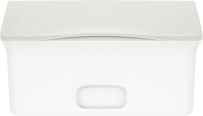 Ubbi Baby Wipes Dispenser with Weighted Plate, Oat | Rubber Seal Keeps Wipes Fresh, Non-Skid Feet, Holds Standard Pack of Wipes, Baby Changing Station Essential - Image 9