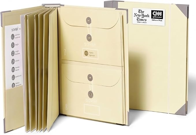 Savor |El Folio Organizador de Documentos en Español |17 millones de me Gusta en TikTok |Carpeta Expandible de Emergencia para Certificado de Nacimiento, Tarjeta de Seguridad Social, Pasaporte (Slate) by Savor
