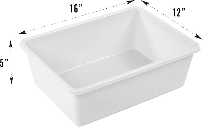 Humble Crew Plastic Storage Bins for Kids, Large Removable Toy Organizer | BPA-free, lightweight, fits cubbies and bookshelves, compatible with most toddler shelving for playroom, bedroom, or nursery - Image 2