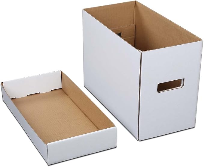 ANDPLAY 3 PCS Comic Book Storage Comic Book Box Holds 150-175 Comics Collapsible and Stackable Comic Short Box Moistureproof Comic Box Stackable Archival Cardboard - Image 5