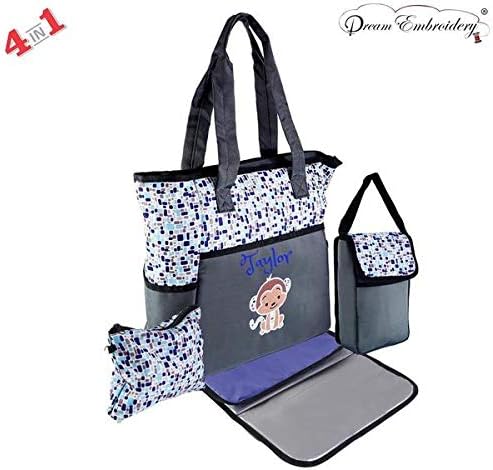 PERSONALIZED Large Diaper Knapsack/Tote Backpack/Messenger Shoulder Bag - Image 3