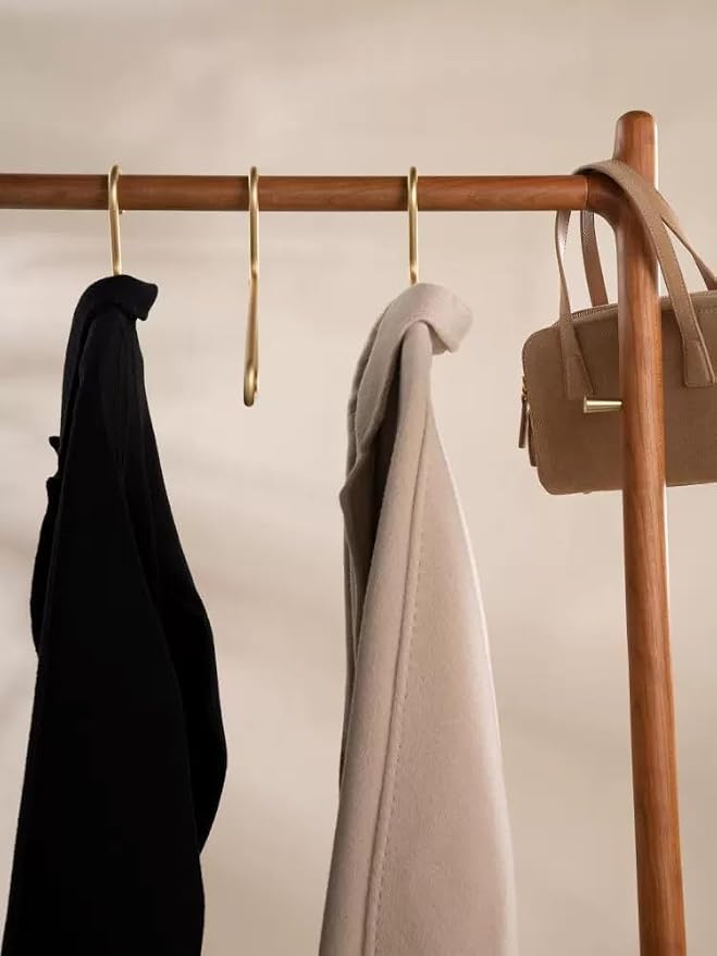 Premium Matte Gold Aluminum Coat Hangers 100 Piece Set, 16.5” Extra Smooth & Durable Metal Shirt Dress Hanger,Aluminum Alloy Hanger,Clothing Support,Clothing Hang - Image 3
