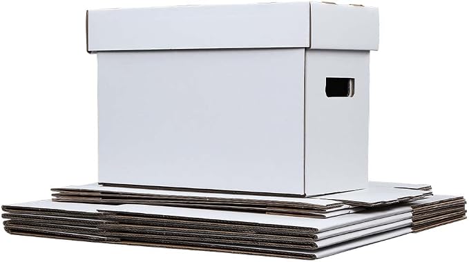 ANDPLAY 5 Pcs Comic Book Storage Boxes | With Lids Short Holds 150-175 Comics Collapsible and Stackable Comic Short Box Moistureproof Comic Box - Image 7