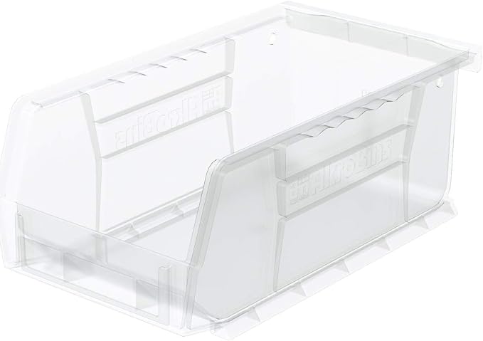 Akro-Mils 30220 AkroBins Plastic Storage Bins, 7"x4"x3", Clear, 24-Pack | Space-Saving Stackable Bins for Garage, Pantry, Craft Organization - Image 13