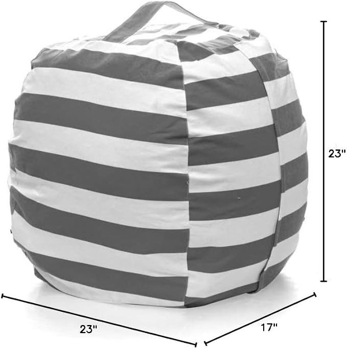 DAOLA Bean Bag Stuffed Animal Storage - Extra Large Size Bean Bag Chair for Kids Organization Animal Toys - Image 2