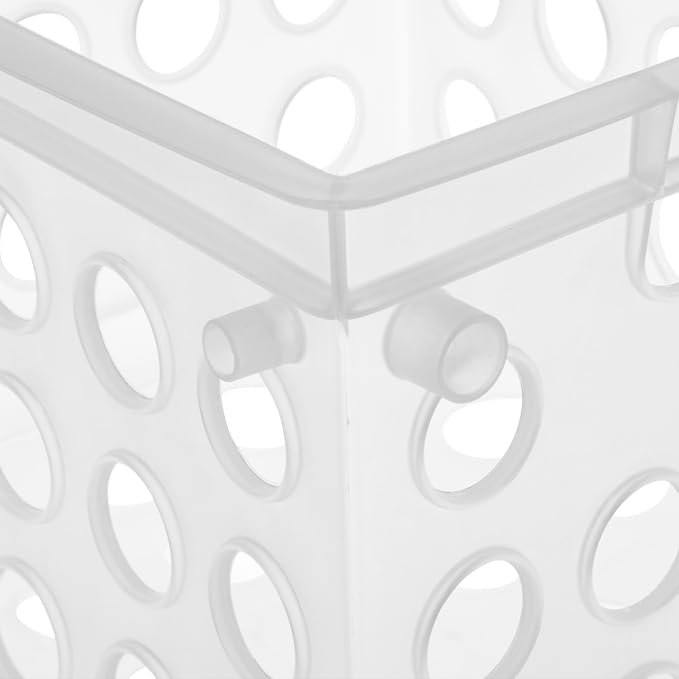Sterilite Mini Crate, Multi-Purpose Plastic Storage Bin, Clear, 12 Pack | Small Plastic Storage Containers, Open Top Organizer Bins for Home, Garage, Office, Classroom, Dorm, Desk & Crafts - Image 4