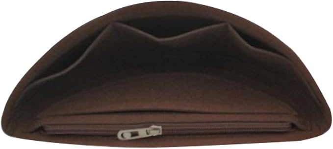 Purse Organizer Insert for Waistpack Inner Sleeve BUMBAG Lining Bag Storage Bag2047Dark brown - Image 5