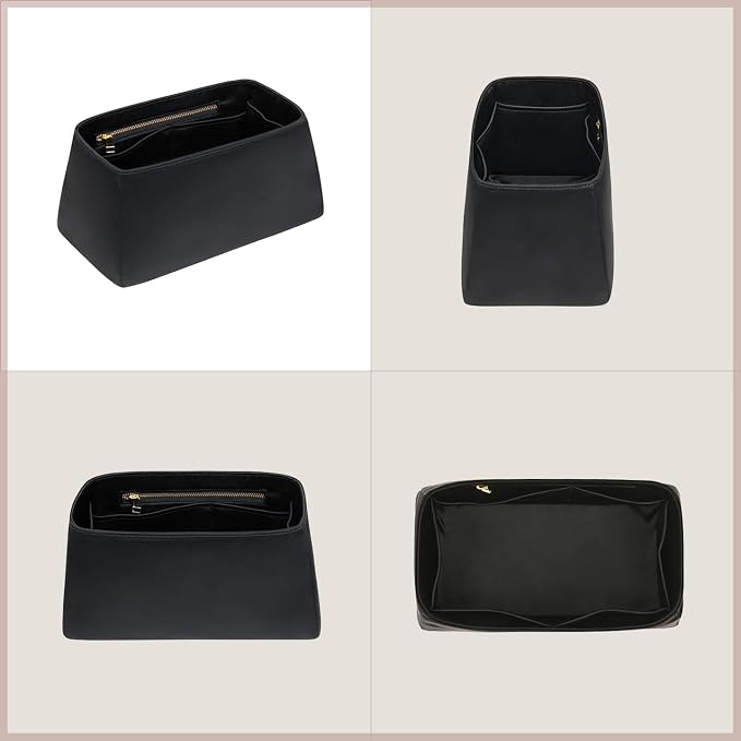 ZTUJO Silky Purse Organizer For Birkin, Luxury Purse Organizer Insert (Black, BK30) - Image 7