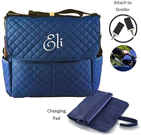 PERSONALIZED Large Diaper Knapsack/Tote Backpack/Messenger Shoulder Bag - Image 4