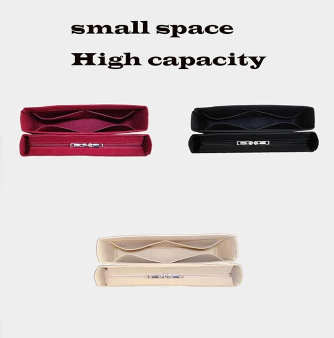 Purse Organizer Insert for GST liner bag lined storage felt bag 2pcs 2018beige-GST - Image 2
