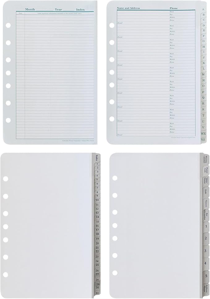 FranklinCovey - Planning System Ring-Bound Binder - Includes Undated Planner | Vinyl - Zipper Binder (Classic, Burgundy) - Image 2