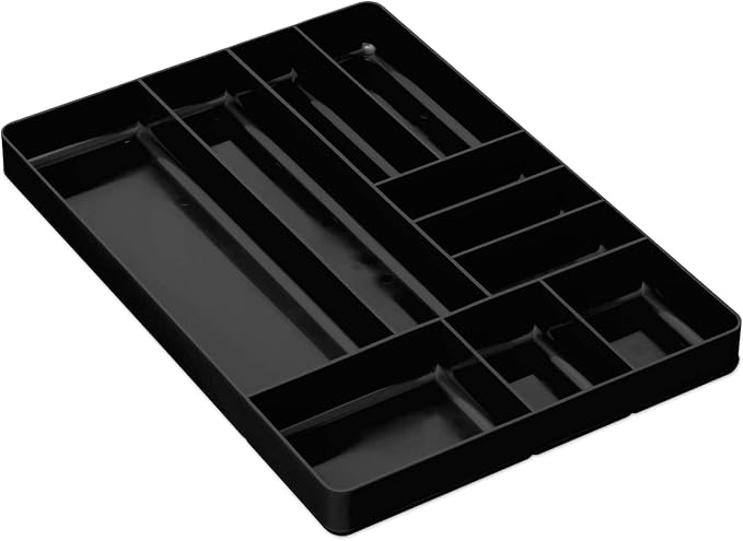 JSP Manufacturing Black Stackable Lightweight 10 Compartment Organizer Tray (2) - Image 6