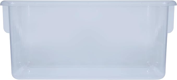 Wood Designs Cubby Storage Bin, Heavy Duty Plastic Containers for Kids Translucent Clear Cubby Tray Set of 10 - Image 5