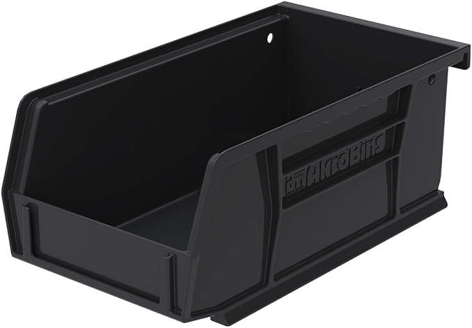 Akro-Mils 30220 AkroBins Plastic Storage Bins, 7"x4"x3", Black, 24-Pack | Space-Saving Stackable Bins for Garage, Pantry, Craft Organization - Image 11