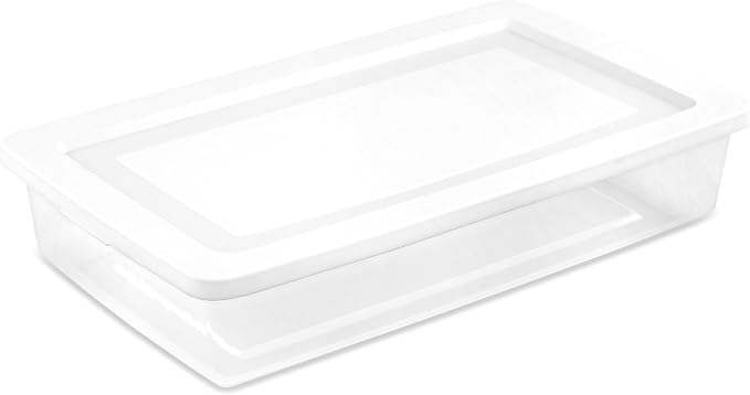 Sterilite 12-Pack 41 Quart Storage Box, Stackable Clear Plastic Bins with Snap-On Lids - Heavy-Duty Organizing Containers for Closet, Bathroom, and Office - Image 4